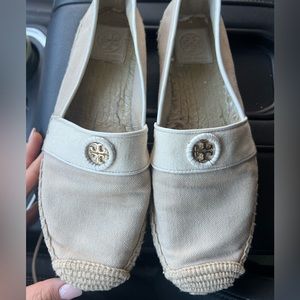 Tory Burch espadrilles.